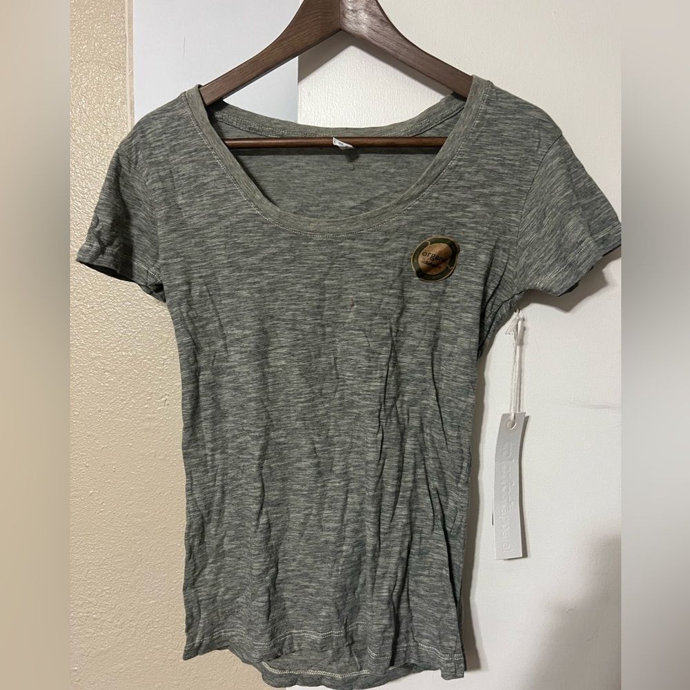 NWT Organic Colorfast Apparel Crewneck T-Shirts Set of 2 Size S Casual Comfy